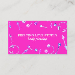Pink Body Juwelier Handwerk Piercing Visitenkarte
