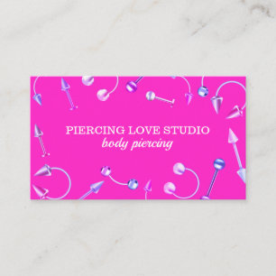 Pink Body Juwelier Handwerk Piercing Visitenkarte