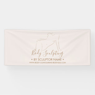 Pink Body Sculpting Konturierung Spa Banner