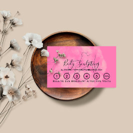Pink Body-Skulptur Wellness-Center Visitenkarte
