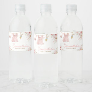 Pink Boho Clothesline Babydusche