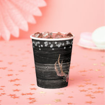 Pink Boho Floral Deer Antlers Rustikaler Glanz