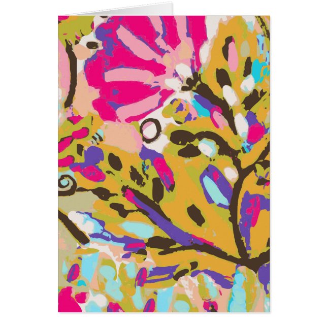 Pink Boho Floral I (Vorne)