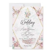 Pink Boho Hochzeit individuell anpassbar