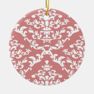 Pink Bold Damask in Emporiomoffa Keramikornament