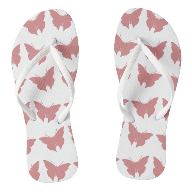 Pink Bold Mod Butterfets Flip Flops (Fußbett)