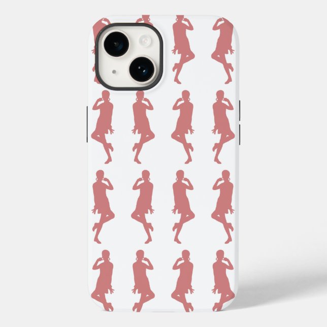 Pink Bold Mod GoGoGirls Case-Mate iPhone 14 Hülle (Rückseite)