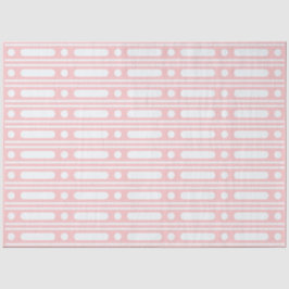 Pink Bone Inlay Dots Border Decoupage Paper Seidenpapier