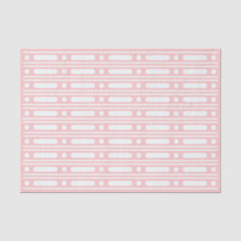 Pink Bone Inlay Dots Border Decoupage Paper Seidenpapier