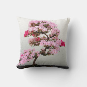 Pink Bonsai Tree Kissen