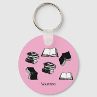 Pink Bookish Bibliophile bibliothekarische Buchmus