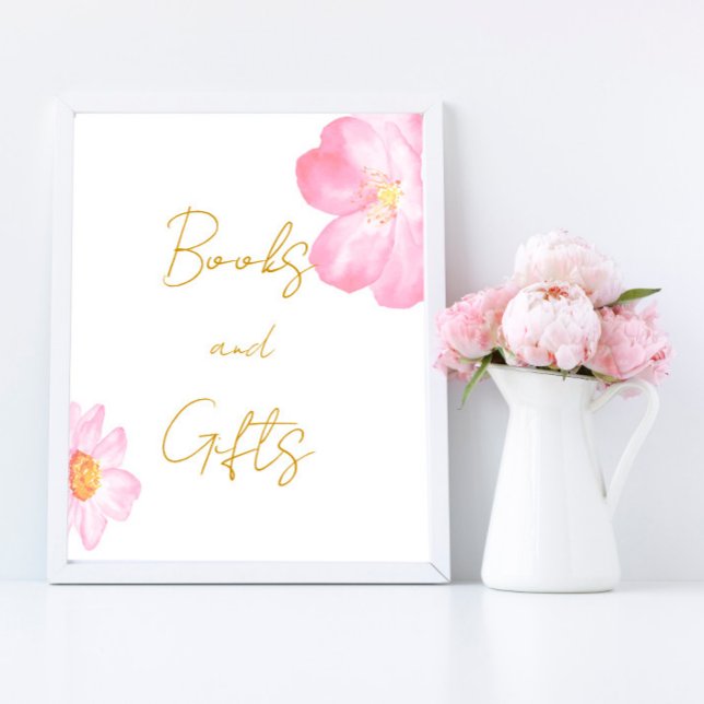 Pink Books and Gifts Poster (Von Creator hochgeladen)