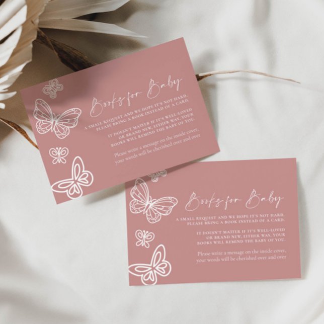 Pink Books for Baby Card Mitteilungskarte (Von Creator hochgeladen)