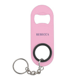 Pink Bottle Opener Custom Text Bar Key Gift Tool Mini Flaschenöffner