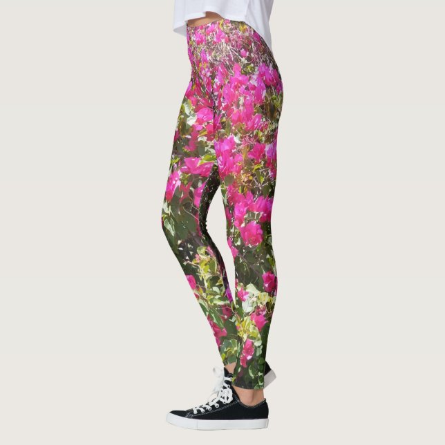 Pink Bougainvillea Bush Leggings (Links)