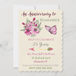 Pink Bouquet Einladung