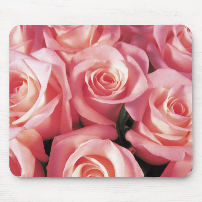 Pink Bouquet Mousepad (Vorne)