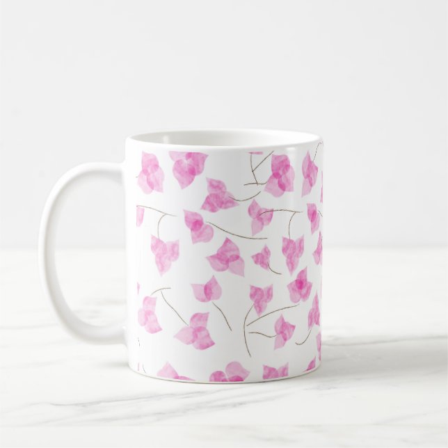 Pink Bourgenvilla Tasse (Links)