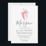 PINK bow A Tini Bit Ältere Martini Einladung<br><div class="desc">Rosa Bogen Birthday Einladung,  Erwachsenen Geburtstag,  Moderne schwarze Bow Einladung,  schwarze Bow Geburtstagsparty Dekoration,  Mädchen Geburtstagsparty,  A Tini Bit Older Pink Cosmo Martini Geburtstagsparty Einladung.</div>