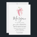 PINK bow A Tini Bit Ältere Martini Einladung<br><div class="desc">Rosa Bogen Birthday Einladung,  Erwachsenen Geburtstag,  Moderne schwarze Bow Einladung,  schwarze Bow Geburtstagsparty Dekoration,  Mädchen Geburtstagsparty,  A Tini Bit Older Pink Cosmo Martini Geburtstagsparty Einladung.</div>