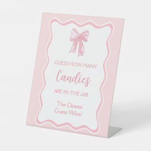 Pink Bow Baby Duschgel Guess wie viele Kanadier Sockelschild