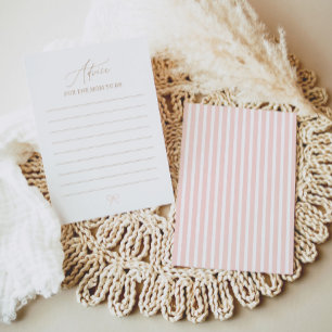 Pink Bow Baby Showcard Einladung
