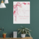 Pink Bow Babydusche, Babydusche, ein Mädchen, Poster (Living Room 1)