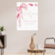 Pink Bow Babydusche, Babydusche, ein Mädchen, Poster (Living Room 3)