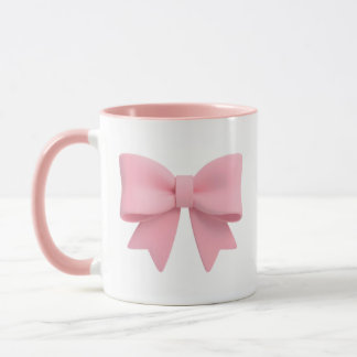 Pink Bow Coffee Mug 🎀