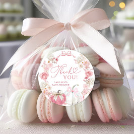 Pink Bow Coquette Pumpkin Sticker