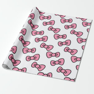 Pink Bow Delight Geschenkpapier