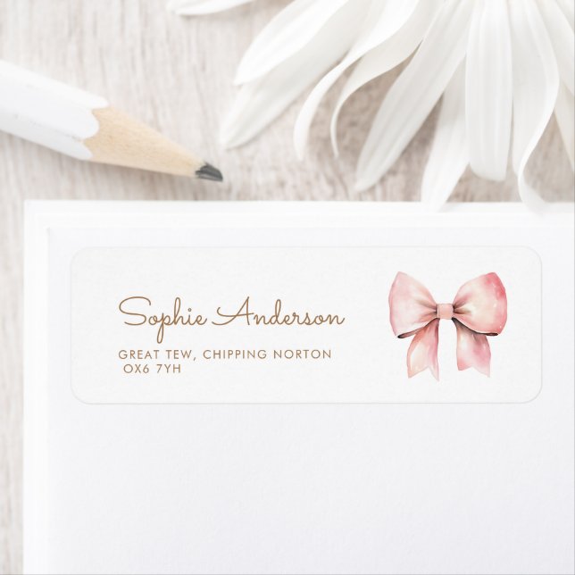 Pink Bow Girl Babydusche (Insitu)