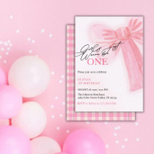 Pink Bow Girls Wollte nur, ein 1. Geburtstag zu se