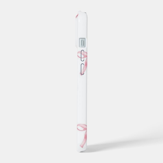 Pink Bow iPhone Case (Côté gauche)