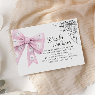 Pink Bow Little Boo Baby Shooting Books for Baby Begleitkarte