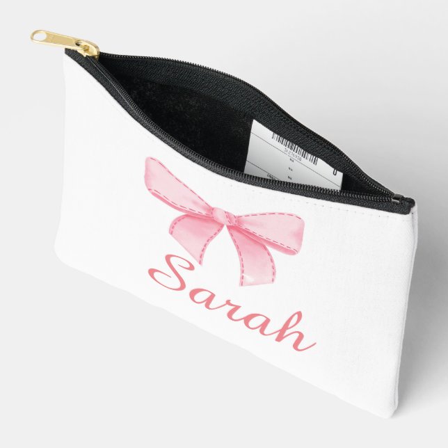 Pink Bow Name Taschen Bachelorette Bridesmaid Gesc (Offen)