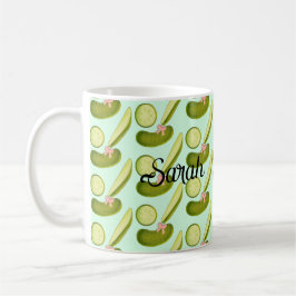 Pink Bow Pickles Kaffeetasse