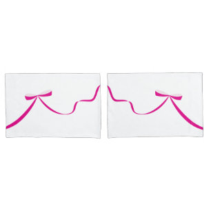 Pink Bow PIllows Kissenbezug