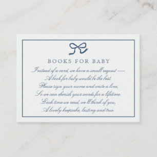 PInk Bow & Stripes-Bücher für die Babyverschlusska Visitenkarte