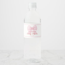 Pink Bow Sweetheart Girl Baby Dusche