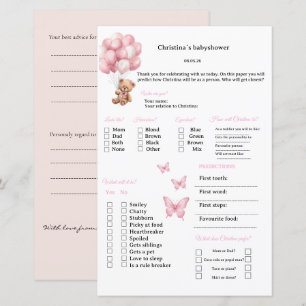 Pink Bow Vorhersagen und Ratgeber-Spiele für Babys
