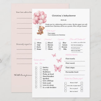 Pink Bow Vorhersagen und Ratgeber-Spiele für Babys