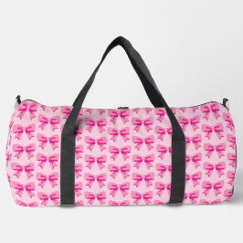 Pink Bows Duffle Bag