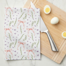 Pink Bows Floral Geburtstagsdusche Party
