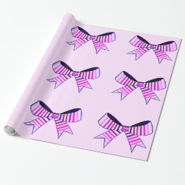 Pink Bows Wrapper Paper Geschenkpapier
