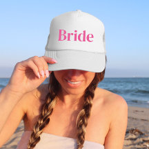 Pink Bride Bachelorette Trucker Hat