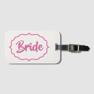 Pink Bride Gepäckanhänger