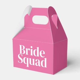 Pink Bride Squad Bachelorette Geschenkschachtel