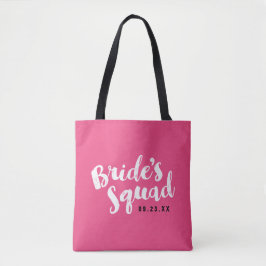 Pink Bride Squad Personalisierte Brautparty Tasche