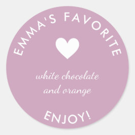 Pink Bride's favori mariage autocollant de faveur